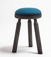 Contemporary stool NINNAwooden base3-leggedupholstered