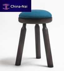 Contemporary stool NINNAwooden base3-leggedupholstered
