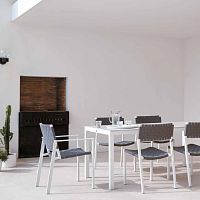 Scandinavian design chair PHENIKSgardenlacquered aluminumpolyester