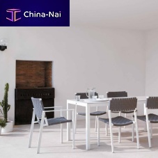 Scandinavian design chair PHENIKSgardenlacquered aluminumpolyester