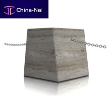 Security bollard ecotravertineremovablehigh-resistance