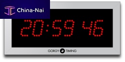 Airport clock LEDI® REVERSO 5.Sdigitalquartz