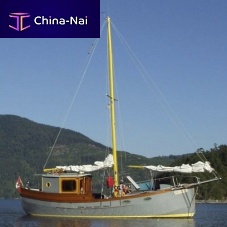Cruising sailboat Oysta 30with bowsprit