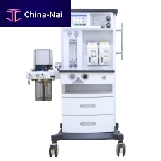 Trolley-mounted anesthesia workstation S6100Awith respiratory monitoringwith ventilatorwith gas scavenging system