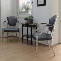 Traditional armchair ART. 7753 PTfabricbeechblack