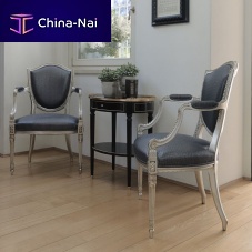 Traditional armchair ART. 7753 PTfabricbeechblack