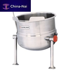 Electric boiling pan KDT-T 12steamtiltingfloor-mounted