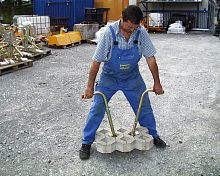 Slab laying clamp RVH