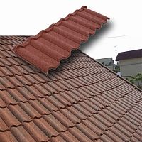 Metal roof tile GERARD® MILANOinterlockingcurveddouble