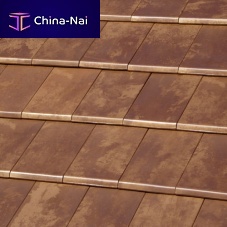 Interlocking roof tile TOKYO COPPERflatlargeclay
