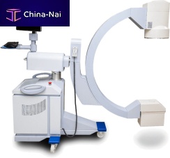 Mobile C-arm Visionspecwith integrated video monitor