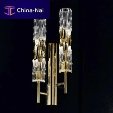 Contemporary wall light BAMBOO outdoormetalMurano glass