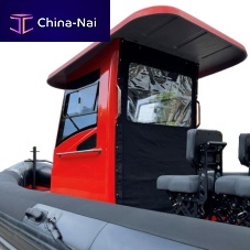 Power boat cockpit enclosure A10