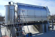 Drum thickener ThickTechfor sludge treatmentfor wastewater treatment plants