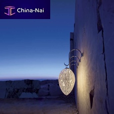 Original design wall light ARABESQUE EGGindooroutdoorstainless steel