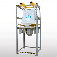 FIBC bag unloader SBB-HFF seriesfor the food industryfor heavy-duty applicationsconstruction