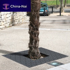 Square tree grate GIROgalvanised steelthermo-lacquered steel