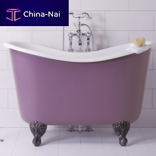 Oval bathtub TUBBY TOOwith legsback to wallfor homes