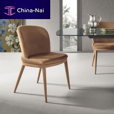 Contemporary chair CLEVELANDindoorfabricmetal base
