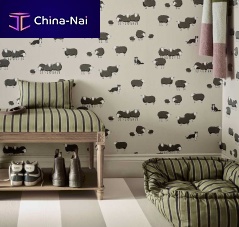 Upholstery fabric SILHOUETTE for curtainfor roller blindsstriped