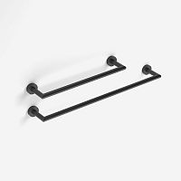 1-bar towel rack Chicagowall-mountedstainless steelblack