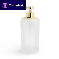 Commercial soap dispenser SATINhomefree-standinggold-plated brass