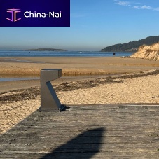 Urban bollard light CAMINO-S®contemporarygalvanised steelthermo-lacquered steel