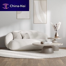 Contemporary chaise longue mary fabricmetal2-person