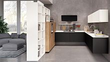Contemporary kitchen OLTREwoodenaluminumhandleless