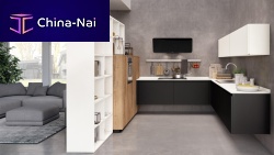 Contemporary kitchen OLTREwoodenaluminumhandleless