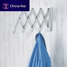 Contemporary coat hook FLEXXOpolished aluminumquadruplebathroom