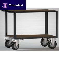 Transport cart 8604-6013L-2C12metal2 levelswith swivel casters