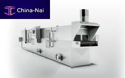 Rinsing washing tunnel automaticfor molds