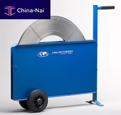 Transport cart metalreel holderwith swivel casters