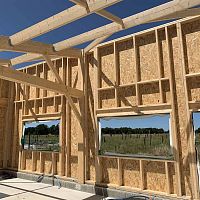 Spruce wall KIT MUR OSSATURE BOISDouglas firfirwith modular panels