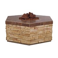 Gas fire pit