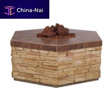 Gas fire pit