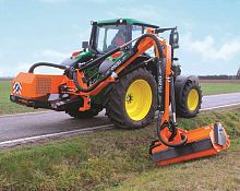 Tractor-mounted mower LEADER GP seriesfor runway