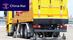 Rubber removal cleaning machine Optimus seriesfor airport runwaytruck-mountedwater-jet