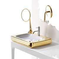 Countertop washbasin AZALEA ceramicwith mirror1-hole
