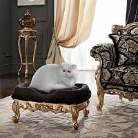 Classic pouf fabric
