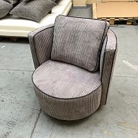 Contemporary armchair KENZOfabricbeechwith removable cushion