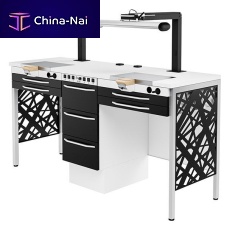 Dental laboratory workstation with 2 workstations XL2