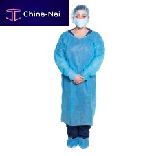 Women's surgical gown 301BLpolypropylenenon-sterileblue