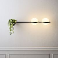 Contemporary wall light Palmaindoorblown glassaluminum