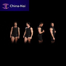 Post-operative support compression vest ALPHAWEARunisexblack