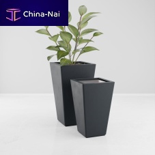 Polyester plant pot ARESpolystyrenefiberglassresin