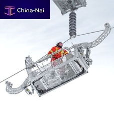 Overhead cart Spider Carttransportwire mesh platform