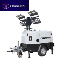 Mobile light tower LEDdiesel enginetrailer-mount