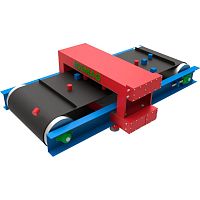 Tunnel type metal detector for conveyorfor bulk materialshigh-sensitivity